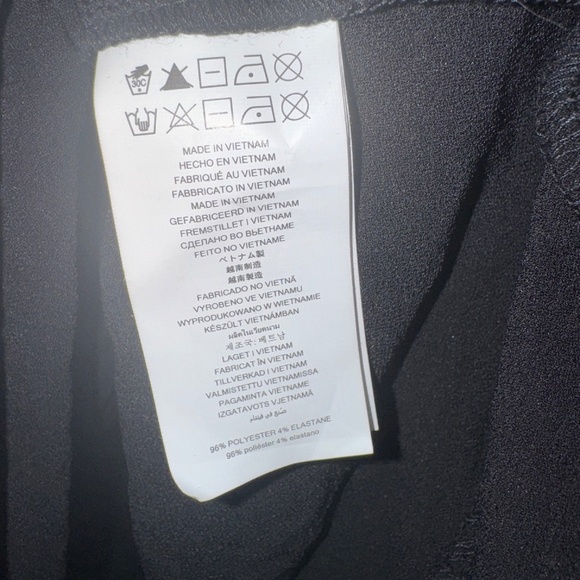 Michael Kors Black Gold Glitter Dot Long Sleeve Stretch Flounce Dress Size 1X - Picture 5 of 9